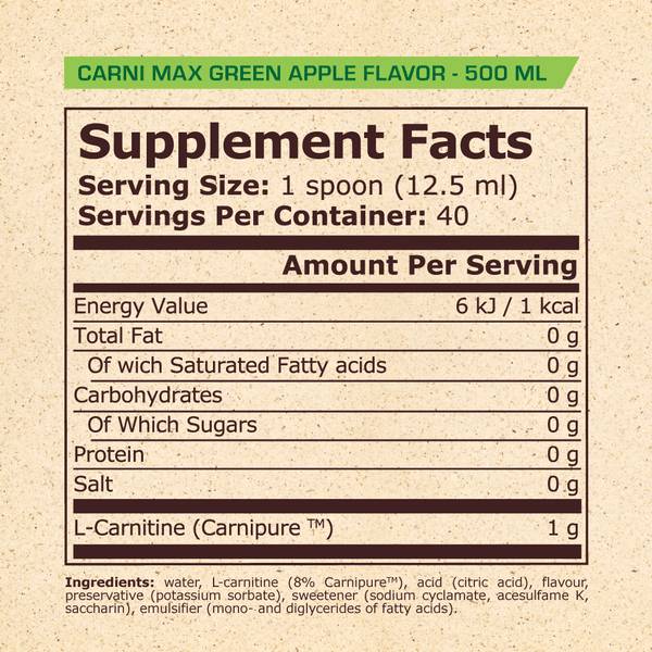 CARNI MAX - 500 ml  PureNutritionUSA.com